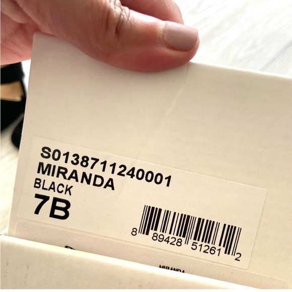 Schutz Black Suede Miranda Bow Heels - Picture 12 of 13